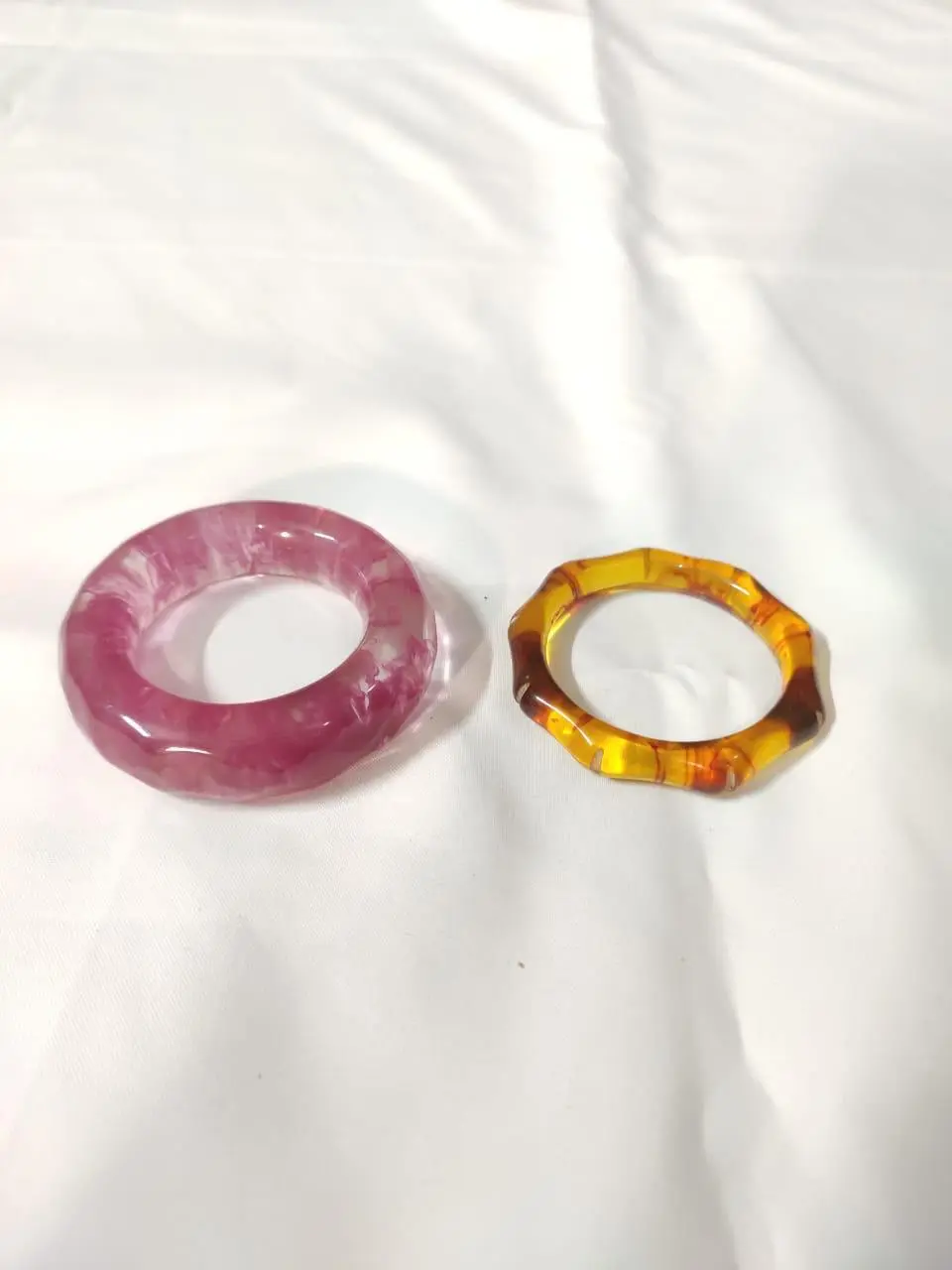 Resin Bangle Bracelet Sets